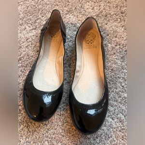 Vince Camuto Glossy Black Women's Flats